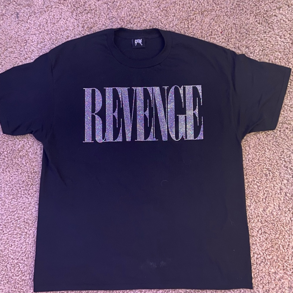 Rhinestone Black Diamond Revenge T-Shirt
Bedazzle XL